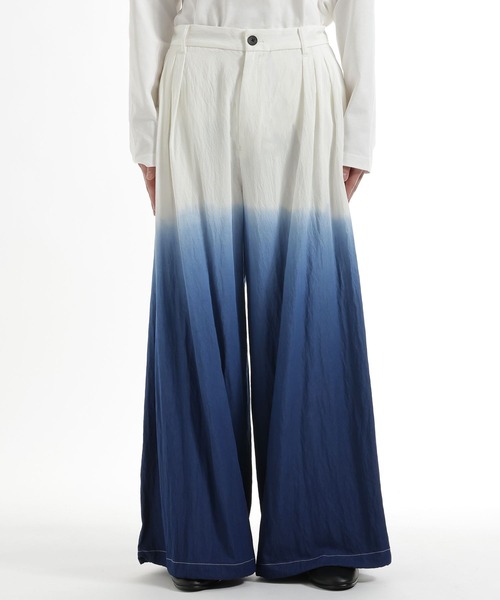 HARE（ハレ）の「Dip Dyeワイドパンツ(HARE)（その他パンツ・メンズ・ブラック系その他/ブルー系その他・FREE）」の18枚目の写真