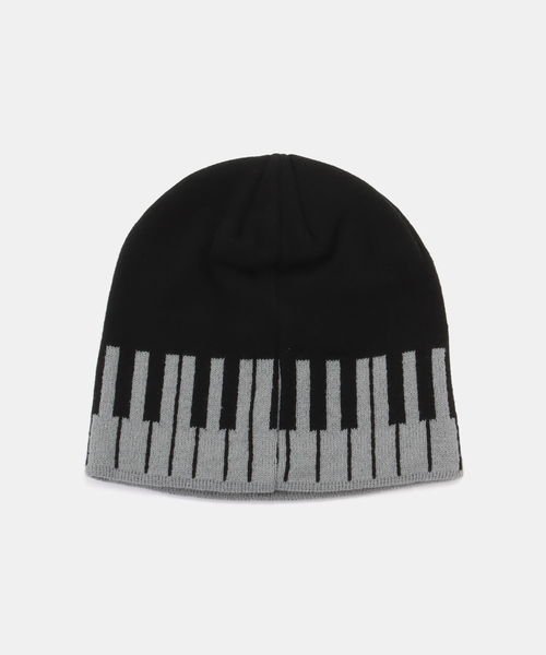 Oriens JOURNAL STANDARD(オリエンス ジャーナルスタンダード)の「【Praying/プレイング】Piano Key Beanie(ニットキャップ/ビーニー・レディース・ブラック・FREE)」の7枚目の写真