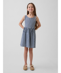 GAP（ギャップ）の「ギンガムチェック デニムワンピース (キッズ)（ワンピース）」