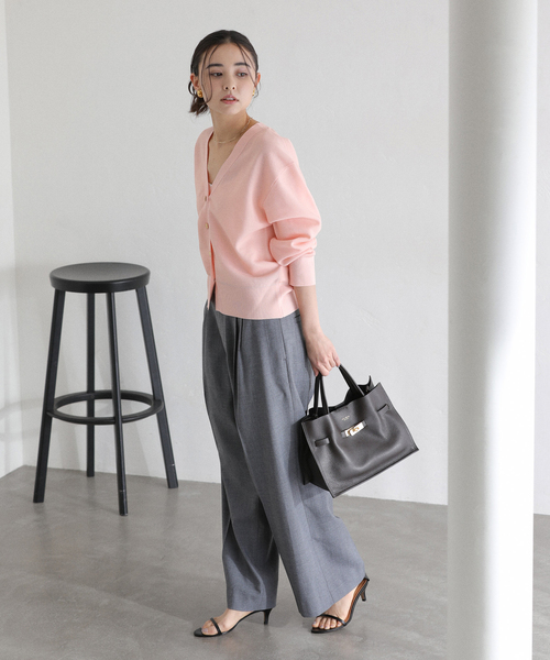 La TOTALITE（ラトータリテ）の「VIOLAd’ORO / ヴィオラドーロ ダブルフェイスレザーバッグ（ショルダーバッグ・レディース・アイボリー/ブラウン・FREE）」の8枚目の写真