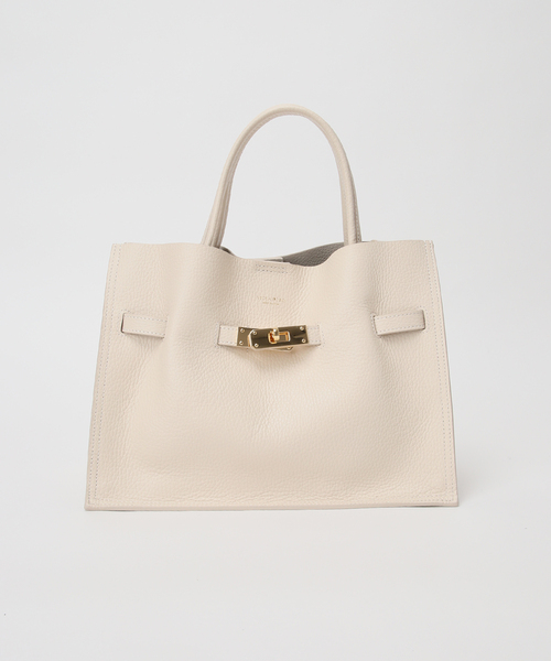 La TOTALITE（ラトータリテ）の「VIOLAd’ORO / ヴィオラドーロ ダブルフェイスレザーバッグ（ショルダーバッグ・レディース・アイボリー/ブラウン・FREE）」の12枚目の写真