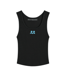 Rest&Recreation（レストアンドレクリエーション）の「SHORT TANK TOP - BLACK（Tシャツ/カットソー）」