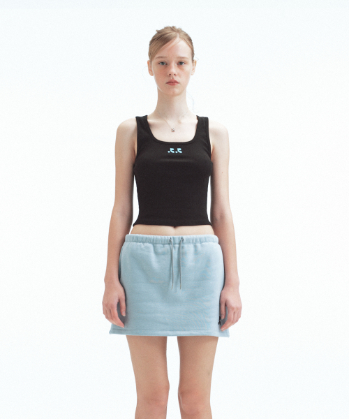 Rest&Recreation（レストアンドレクリエーション）の「SHORT TANK TOP - BLACK（Tシャツ/カットソー・レディース・その他・ONE）」の3枚目の写真