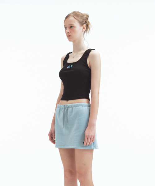 Rest&Recreation（レストアンドレクリエーション）の「SHORT TANK TOP - BLACK（Tシャツ/カットソー・レディース・その他・ONE）」の4枚目の写真
