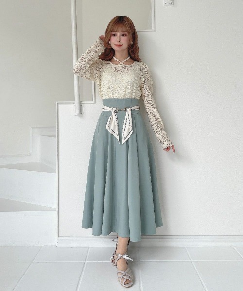 an another angelus（アンアナザーアンジェラス）の「ホルターリボン2wayレーストップス（Tシャツ/カットソー・レディース・クリーム/オフホワイト・FREE）」の21枚目の写真