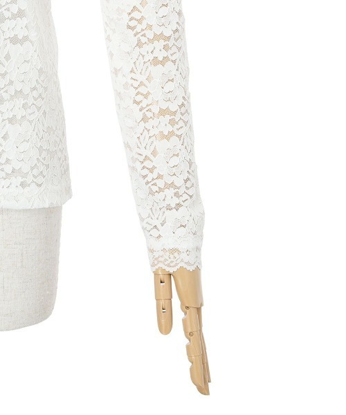 an another angelus（アンアナザーアンジェラス）の「ホルターリボン2wayレーストップス（Tシャツ/カットソー・レディース・クリーム/オフホワイト・FREE）」の9枚目の写真