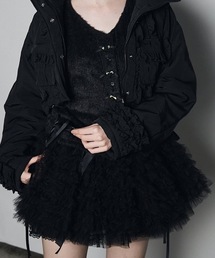 lilLilly | チュールティアードミニスカート(スカート)