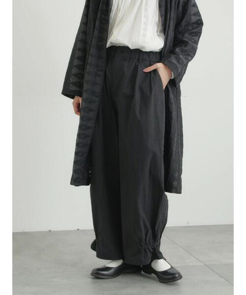 TSUHARU by Samansa Mos2（ツハルバイサマンサモスモス）の「馬布バレルパンツ（その他パンツ・レディース・ブラック/キナリ/ベージュ・F）」の21枚目の写真