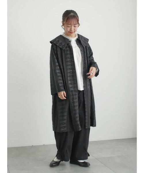 TSUHARU by Samansa Mos2（ツハルバイサマンサモスモス）の「馬布バレルパンツ（その他パンツ・レディース・ブラック/キナリ/ベージュ・F）」の18枚目の写真