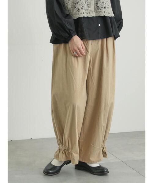 TSUHARU by Samansa Mos2（ツハルバイサマンサモスモス）の「馬布バレルパンツ（その他パンツ・レディース・ブラック/キナリ/ベージュ・F）」の17枚目の写真