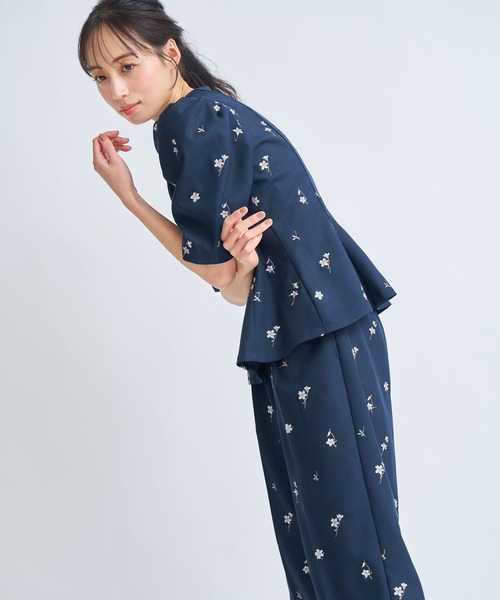 NOELA(ノエラ)の「【Premium】フラワー刺繍パンツ(その他パンツ・レディース・ベージュ/ネイビー・S/M)」の14枚目の写真