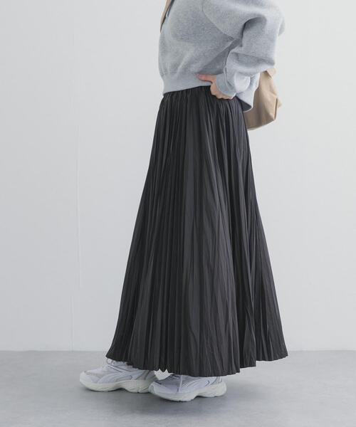 URBAN RESEARCH DOORS(アーバンリサーチドアーズ)の「タフタランダムプリーツスカート(スカート・レディース・ホワイト系その他/ブラック・FREE)」の20枚目の写真
