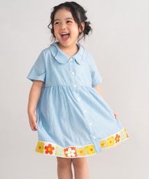 ami amie（アミアミ）の「レトロフラワー刺繍付きワンピース（ワンピース）」