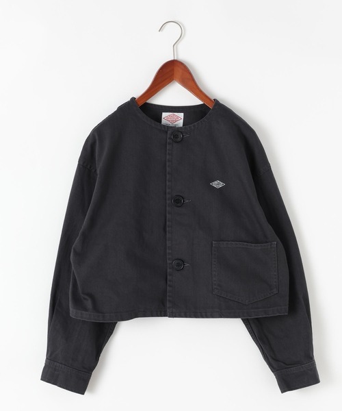 DANTON(ダントン)の「【DANTON(ダントン)】ノーカラージャケット2(ノーカラージャケット・レディース・ブラック・MEDIUM)」の1枚目の写真