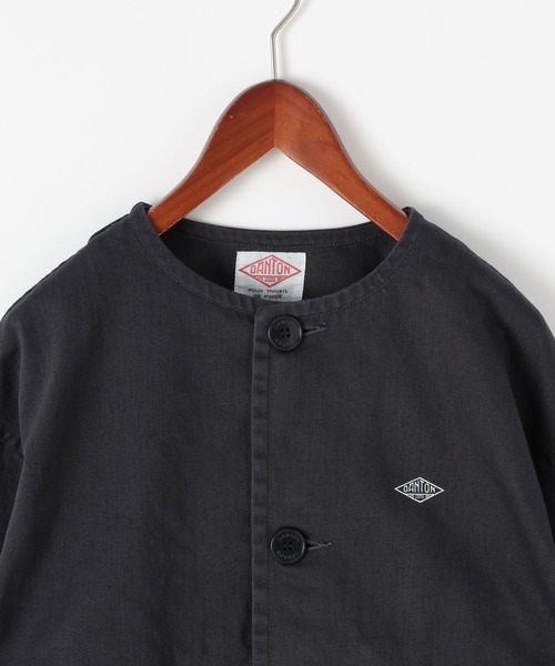 DANTON(ダントン)の「【DANTON(ダントン)】ノーカラージャケット2(ノーカラージャケット・レディース・ブラック・MEDIUM)」の8枚目の写真