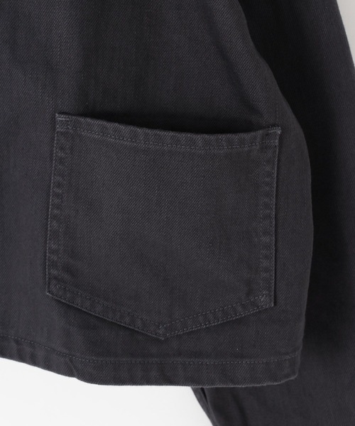 DANTON(ダントン)の「【DANTON(ダントン)】ノーカラージャケット2(ノーカラージャケット・レディース・ブラック・MEDIUM)」の4枚目の写真