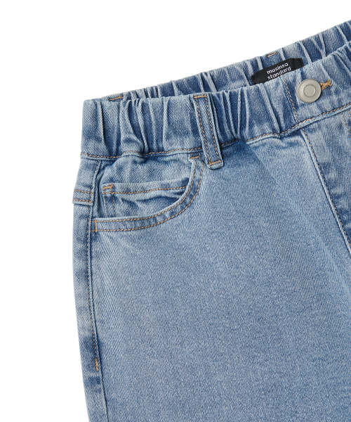 MUSINSA STANDARD KIDS(ムシンサスタンダードキッズ)の「ワイドデニムパンツ【ライトインディゴ】(デニムパンツ・レディース・その他・100/130/140/150/160/110/120)」の5枚目の写真