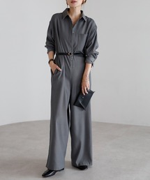 Bonjour Sagan（ボンジュールサガン）の「クリーンシャツロンパース（つなぎ/オールインワン）」