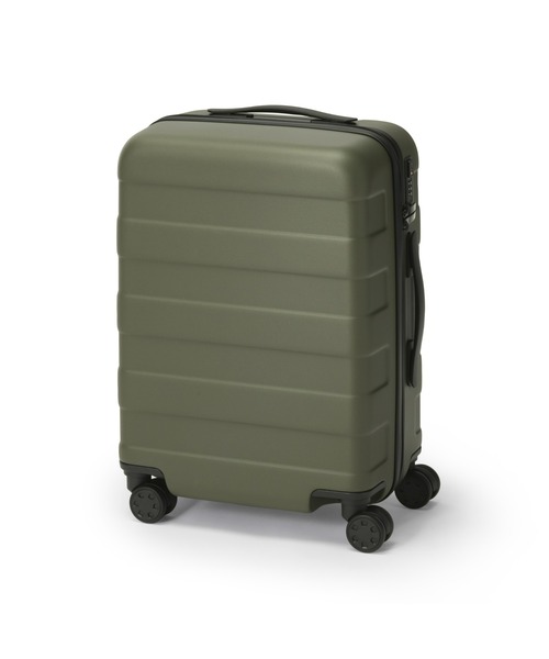 無印良品(ムジルシリョウヒン)の「バーを自由に調節できる ハードキャリーケース(36L)(スーツケース/キャリーバッグ・レディース・ホワイト/ネイビー/グレー/グレイッシュベージュ/ブラック/ブラウン系/ボルドー/オレンジ/スモーキーグリーン系・FREE)」の6枚目の写真
