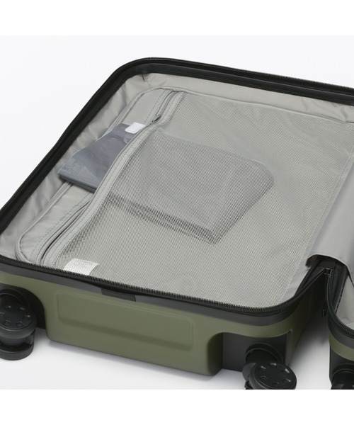 無印良品（ムジルシリョウヒン）の「バーを自由に調節できる　ハードキャリーケース（３６Ｌ）（スーツケース/キャリーバッグ・レディース・ホワイト/ネイビー/グレー/グレイッシュベージュ/ブラック・FREE）」の14枚目の写真