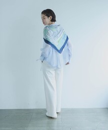 COMME CA ISM | スクランブル風景プリント スカーフ(ストール/ショール)