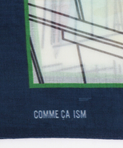 COMME CA ISM（コムサイズム）の「スクランブル風景プリント スカーフ（ストール/ショール・レディース・グリーン系その他/ブルー系その他・FREE）」の12枚目の写真