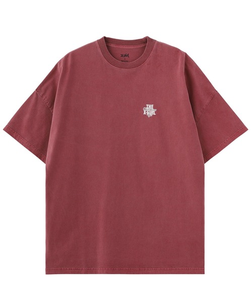 X-girl(エックスガール)の「FADED MIX FONT LOGO S/S BIG TEE DRESS(ワンピース・レディース・ブラック/オリーブ/バーガンディー・S/M)」の10枚目の写真