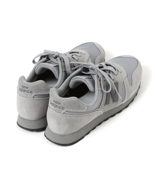 A part by（アパートバイ）の「NB_373（スニーカー・レディース・ライトグレー/ブラック・LARGE/MEDIUM）」の16枚目の写真