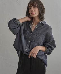 notch.（ノッチ）の「シアーデニムシャツ（シャツ/ブラウス）」