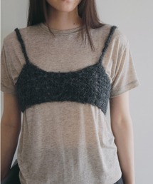Typewriter Shirring Tops（Tシャツ/カットソー）｜anuke（アンヌーク