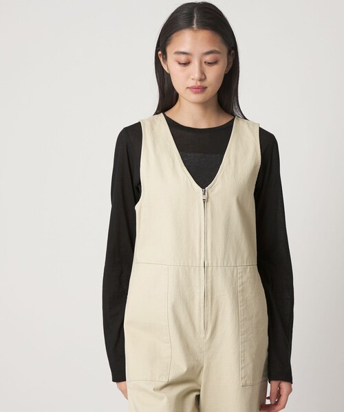 CITEN(シテン)の「<CITEN>シアーコンパクトロンT(Tシャツ/カットソー・レディース・ホワイト/ブラック/イエロー・FREE)」の9枚目の写真