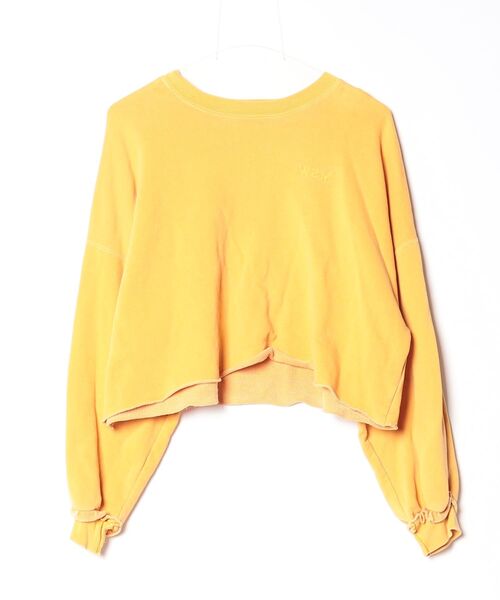 kyne moussy スウェット イエロー MOUSSY（マウジー）の「MOUSSY THEME OPJ（ワンピース）」 - WEAR