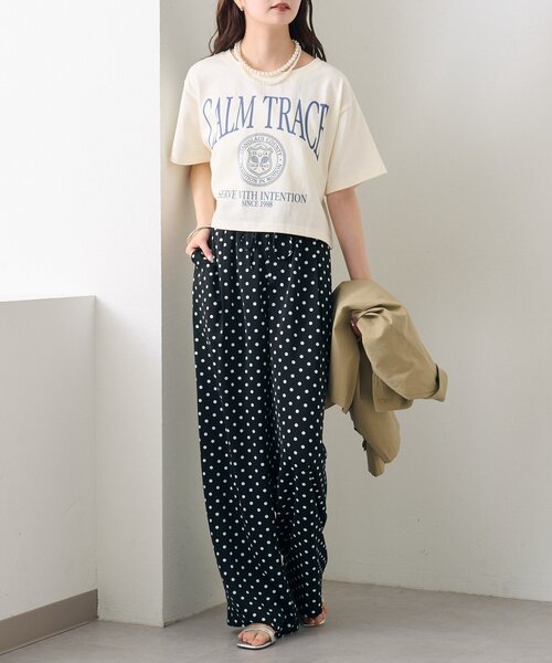 mystic（ミスティック）の「ショートロゴTシャツ（Tシャツ/カットソー・レディース・イエロー/オフホワイト・FREE）」の15枚目の写真