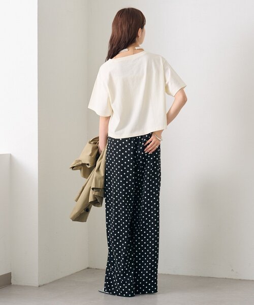 mystic（ミスティック）の「ショートロゴTシャツ（Tシャツ/カットソー・レディース・イエロー/オフホワイト・FREE）」の17枚目の写真