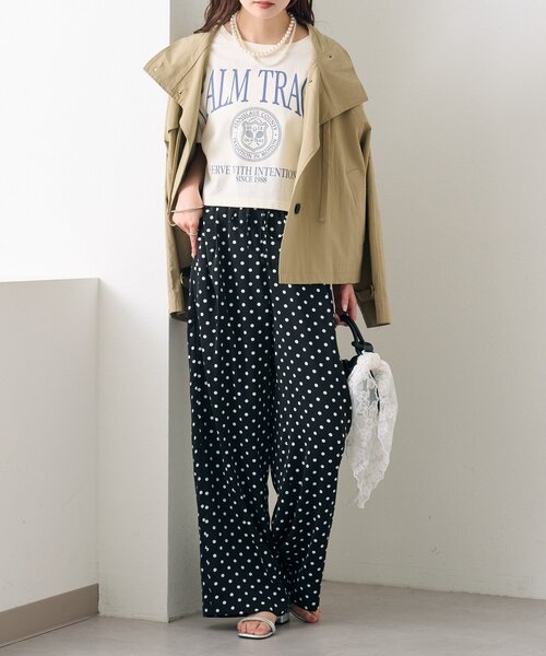 mystic（ミスティック）の「ショートロゴTシャツ（Tシャツ/カットソー・レディース・イエロー/オフホワイト・FREE）」の22枚目の写真