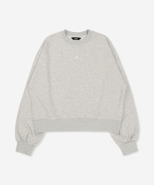 Hurley (ハーレー)の「【Hurley:ハーレー】レディースサイドジップスウェット TERRY ICON LONG SLEEVE(スウェット・レディース・ヘザーグレー/ブラック/ブルーグレー・MEDIUM/LARGE/SMALL)」の1枚目の写真