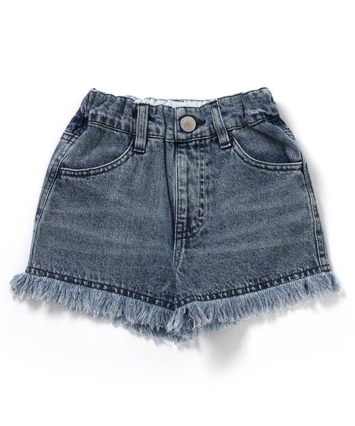 BREEZE（ブリーズ）の「フリンジショートパンツ（デニムパンツ・キッズ・オレンジ/ピンク/アイボリー/ブルー・130/80/90/100/110/120/140）」の3枚目の写真