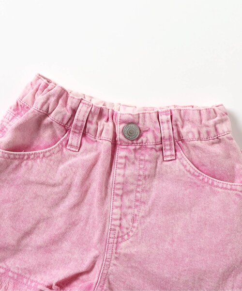 BREEZE（ブリーズ）の「フリンジショートパンツ（デニムパンツ・キッズ・オレンジ/ピンク/アイボリー/ブルー・130/80/90/100/110/120/140）」の14枚目の写真