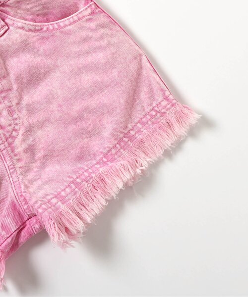 BREEZE（ブリーズ）の「フリンジショートパンツ（デニムパンツ・キッズ・オレンジ/ピンク/アイボリー/ブルー・130/80/90/100/110/120/140）」の18枚目の写真