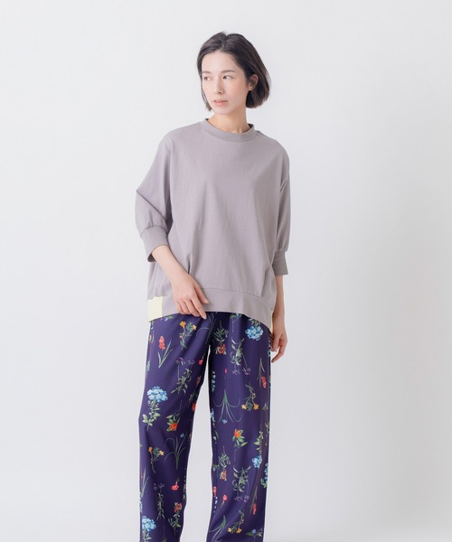 Kelen(ケレン)の「「KELEN / ケレン」ボタニカルプリントイージーパンツ(その他パンツ・レディース・ブラック/ネイビー・M/S)」の8枚目の写真