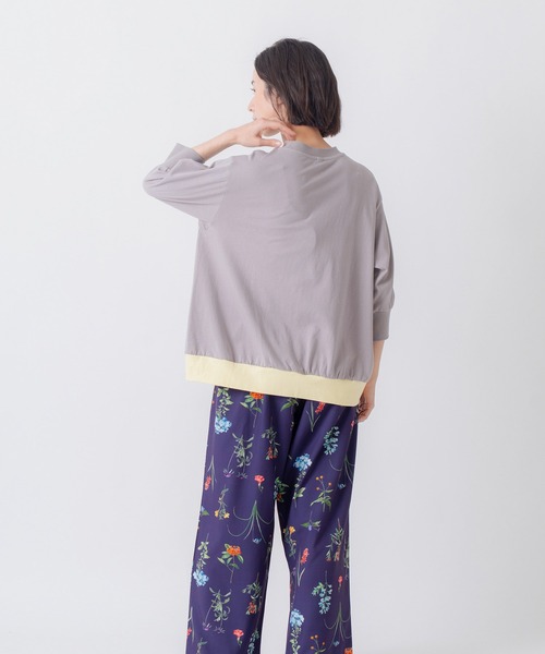 Kelen(ケレン)の「「KELEN / ケレン」ボタニカルプリントイージーパンツ(その他パンツ・レディース・ブラック/ネイビー・M/S)」の12枚目の写真