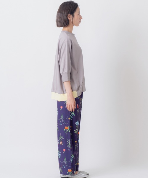 Kelen(ケレン)の「「KELEN / ケレン」ボタニカルプリントイージーパンツ(その他パンツ・レディース・ブラック/ネイビー・M/S)」の15枚目の写真