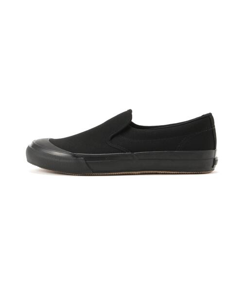 MHL.（エムエイチエル）の「COTTON CANVAS SLIP-ON（スニーカー・レディース・ブラック/ベージュ系その他2・25.0/24.0/23.0）」の3枚目の写真