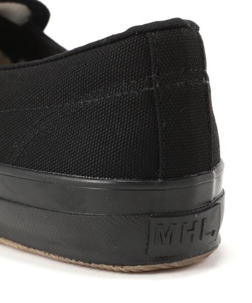 MHL.（エムエイチエル）の「COTTON CANVAS SLIP-ON（スニーカー・レディース・ブラック/ベージュ系その他2・25.0/24.0/23.0）」の5枚目の写真