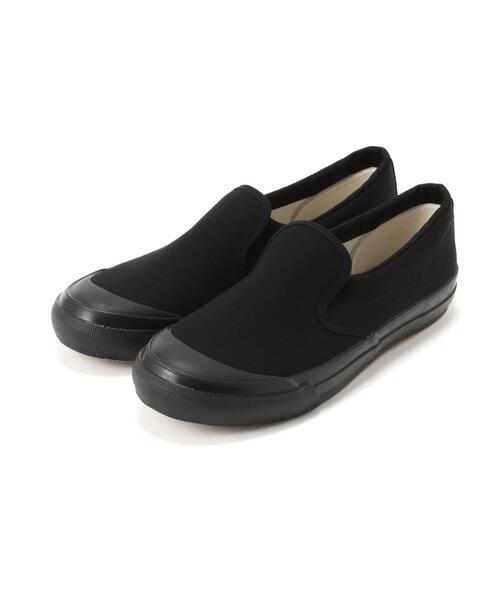 MHL.（エムエイチエル）の「COTTON CANVAS SLIP-ON（スニーカー・レディース・ブラック/ベージュ系その他2・25.0/24.0/23.0）」の6枚目の写真