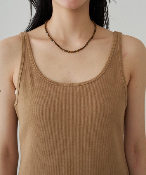 LOUNGEDRESS(ラウンジドレス)の「カットタンクワンピース(ワンピース・レディース・ブラック/キャメル・SMALL/MEDIUM)」の19枚目の写真