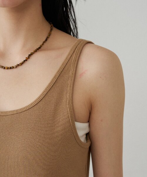 LOUNGEDRESS(ラウンジドレス)の「カットタンクワンピース(ワンピース・レディース・ブラック/キャメル・SMALL/MEDIUM)」の21枚目の写真