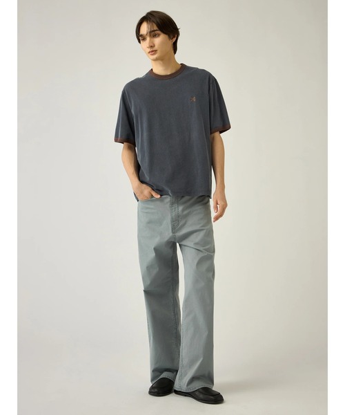 Mc McGREGOR（エムシーマックレガー）の「【Mc McGREGOR】Vintage Twill Wide 5-Pocket Pants（デニムパンツ・メンズ・チャコール/ブルー・L/M）」の3枚目の写真