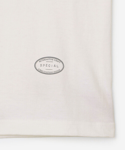 TANGTANG(タンタン)の「TANGTANG | 半袖Tシャツ GASATANG HIBI÷VIVID MEN(Tシャツ/カットソー・メンズ・ホワイト・L/M/XL)」の6枚目の写真