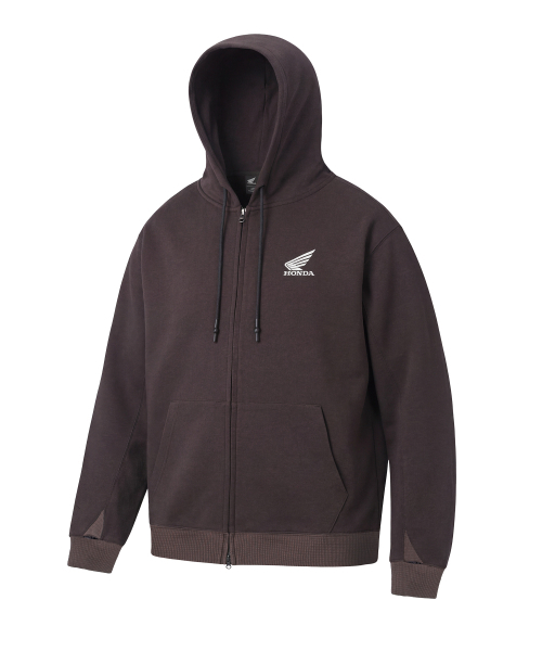 PHYPS MOTORCYCLE(フィップスモーターサイクル)の「H-Tech Grid Mix Hoodie Zip-Up Burgundy(パーカー・レディース・その他・SMALL/MEDIUM/LARGE/X-LARGE)」の1枚目の写真